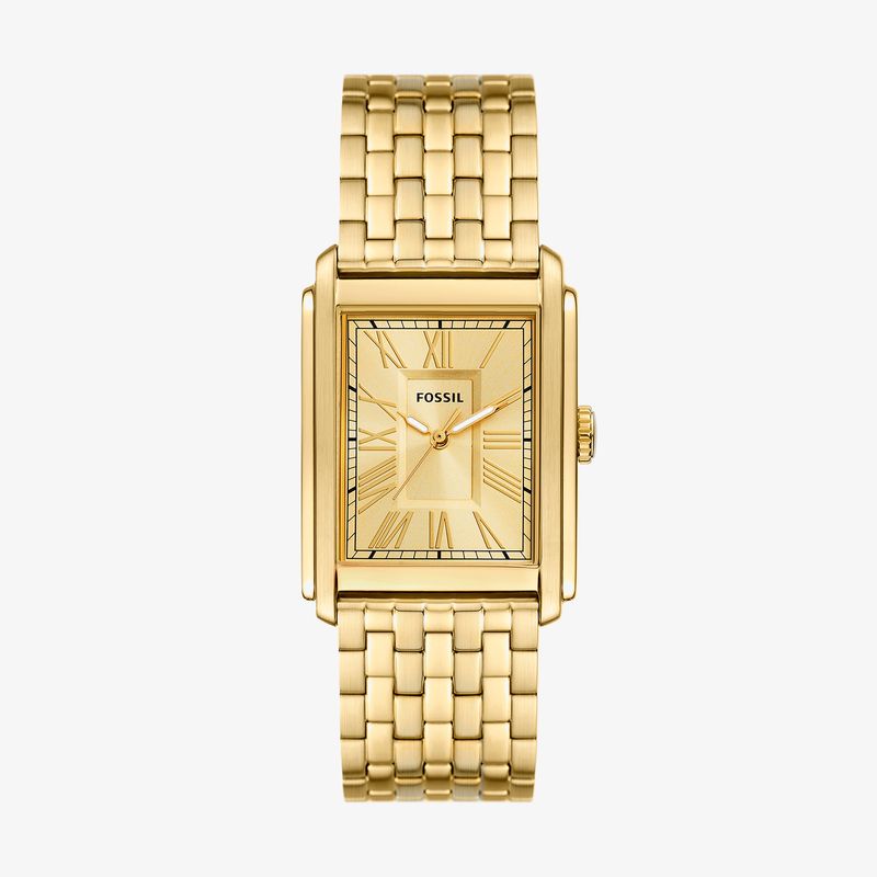 Relógio Fossil Masculino em Aço Dourado FS6009