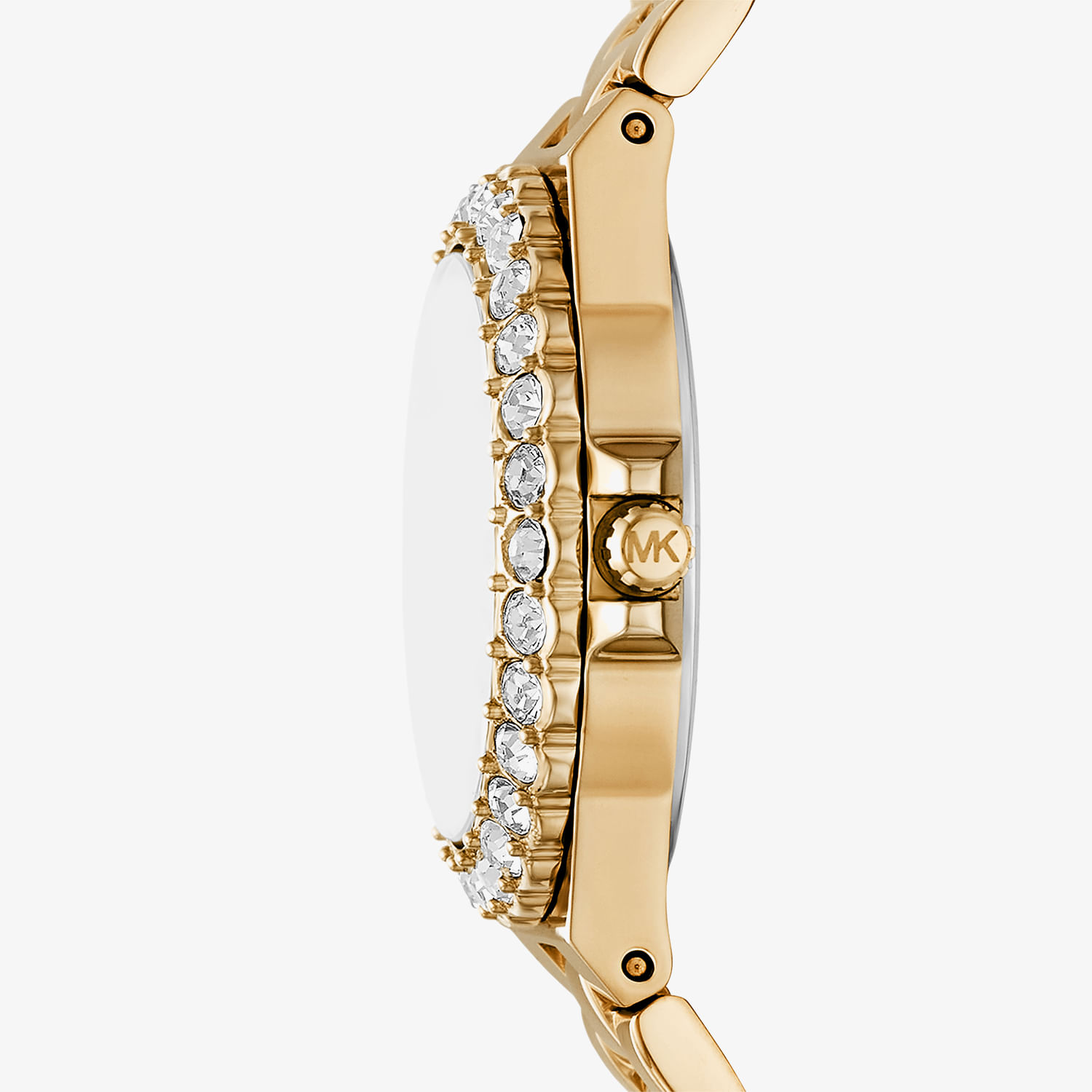 ミィ Relógio Feminino Michael Kors Lennox em Aço Dourado