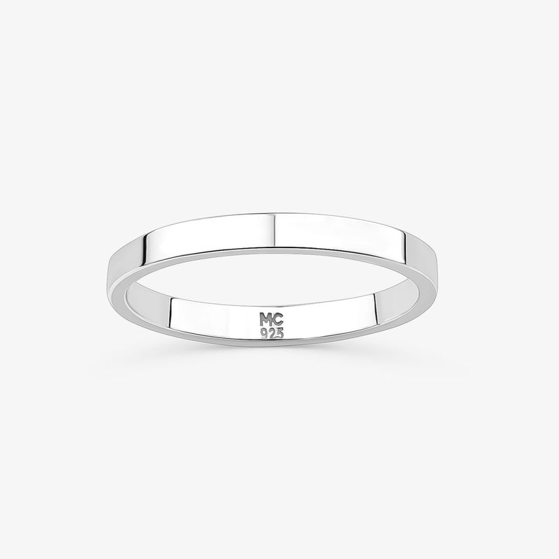 Aliança em Prata 925 – 2 mm