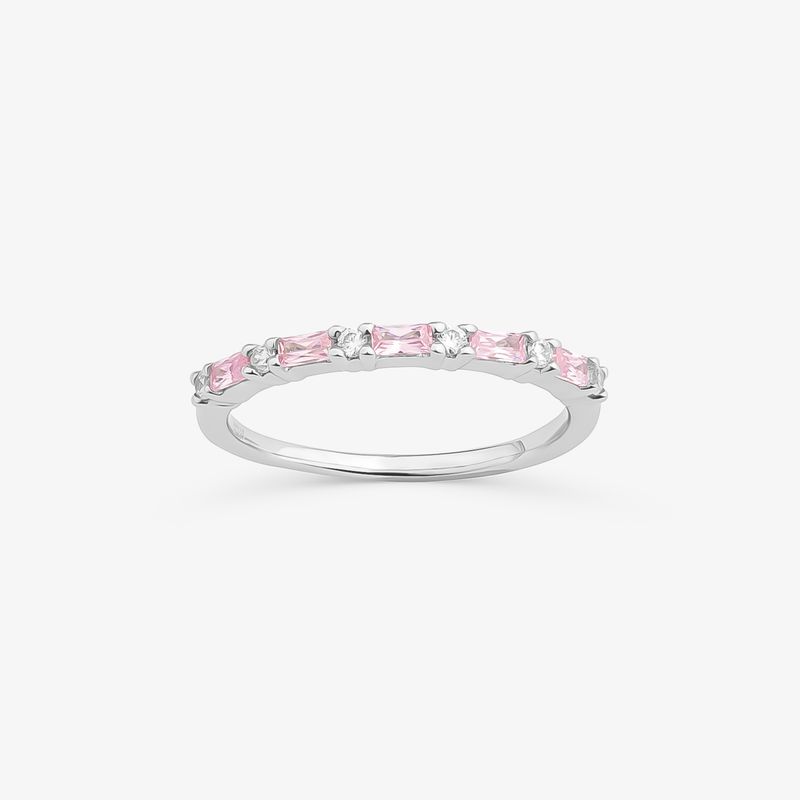 Anel Cravejado em Prata 925