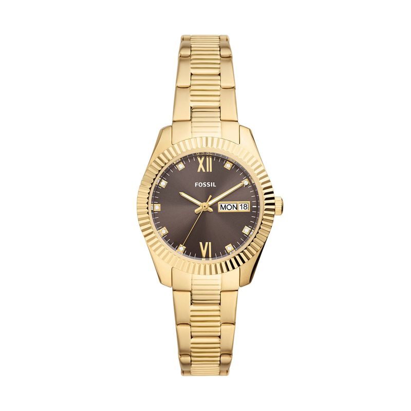 Relógio Fossil Feminino em Aço Dourado