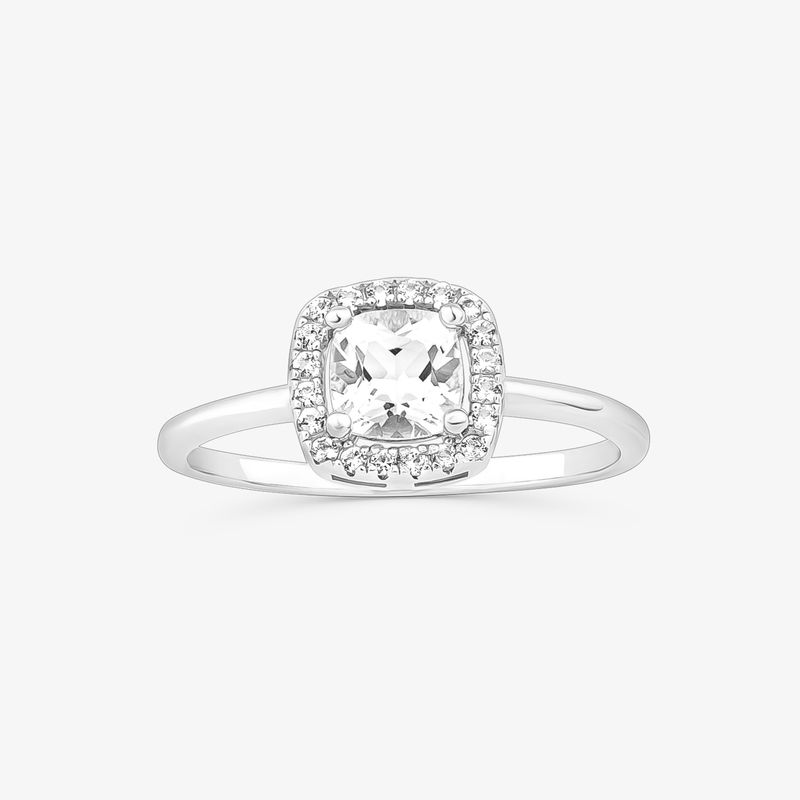 Anel com Topázio em Prata 925