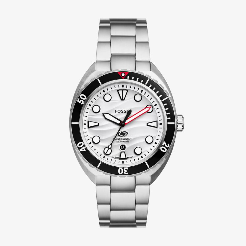 Relógio Fossil Masculino em Aço Prateado FS6063/1KN