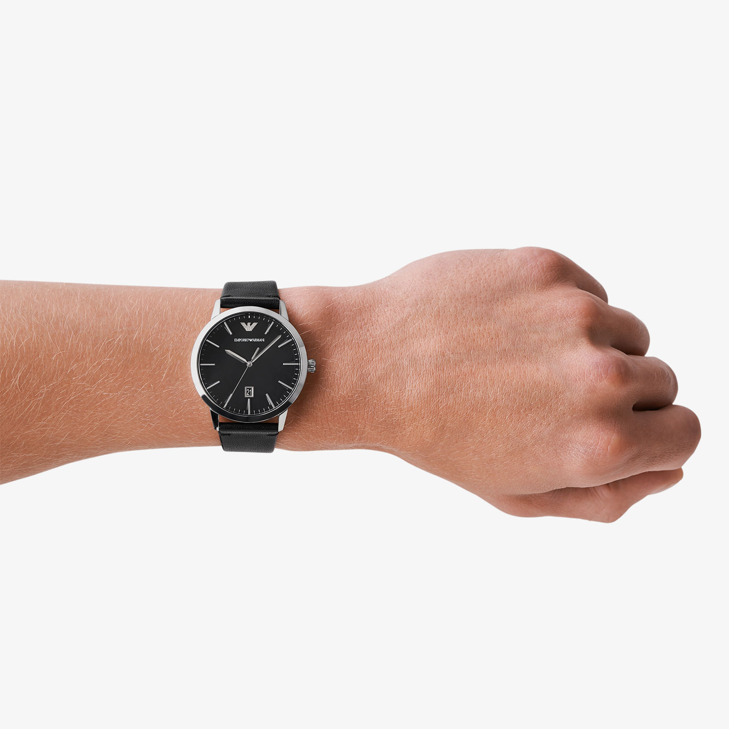 Relógio Emporio Armani Masculino em Couro Preto AR11193B1 | MONTE
