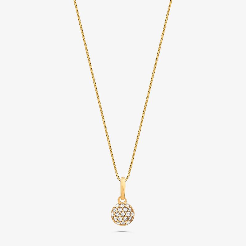 Pingente com Diamantes em Ouro Amarelo 18k