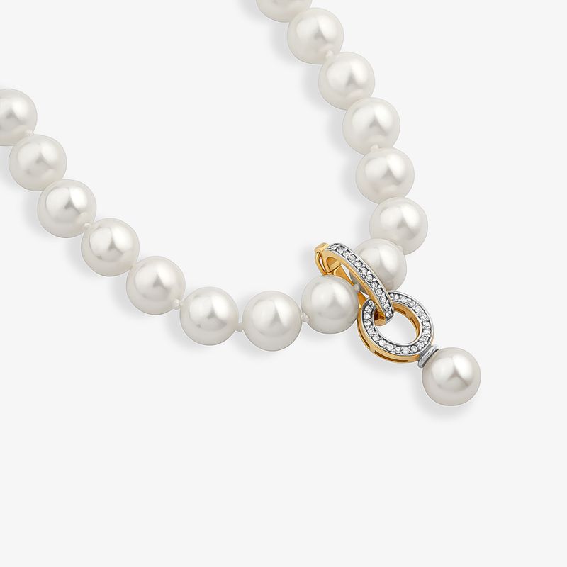Pimgente Aurora em Ouro Amarelo 18k com Pérola e Diamantes