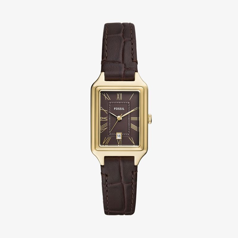 Relógio Fossil Feminino Raquel em Couro Marrom ES5367/0DN