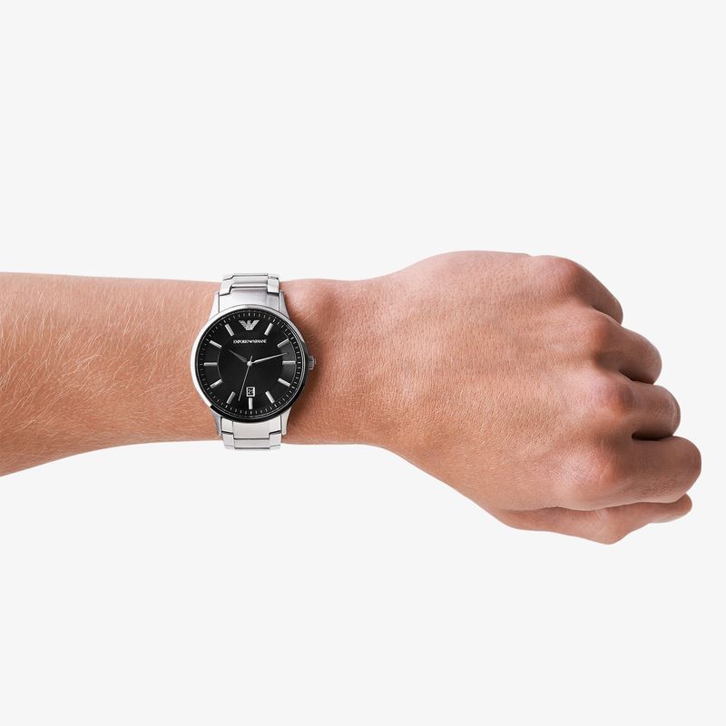 Relógio Emporio Armani Masculino em Aço Prateado AR11181B1