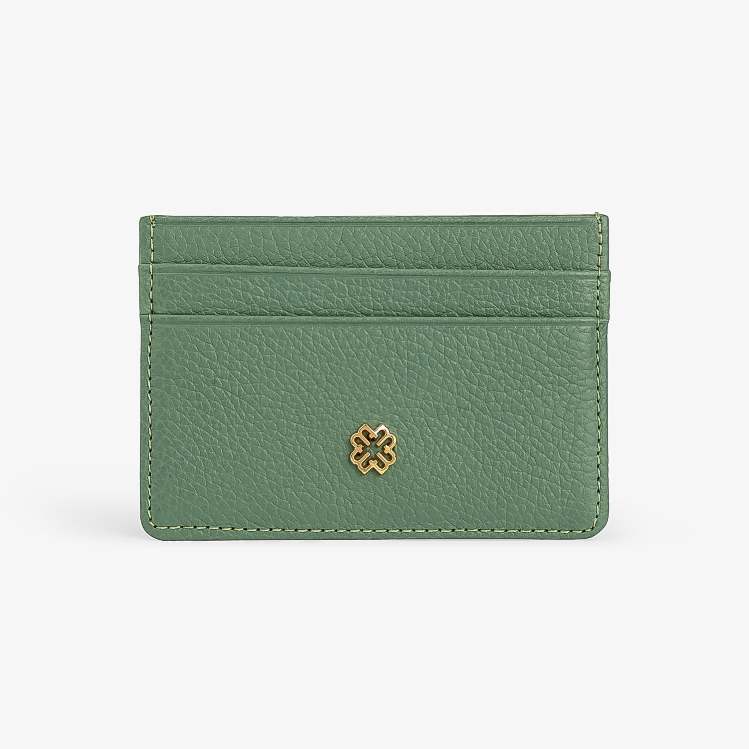 Porta-Cartão Monte Carlo Feminino em Couro Verde