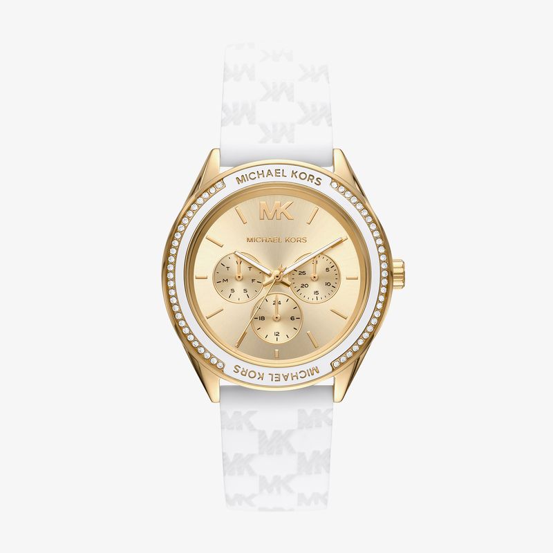 Relógio Michael Kors Feminino em Silicone Branco MK7267/2DN