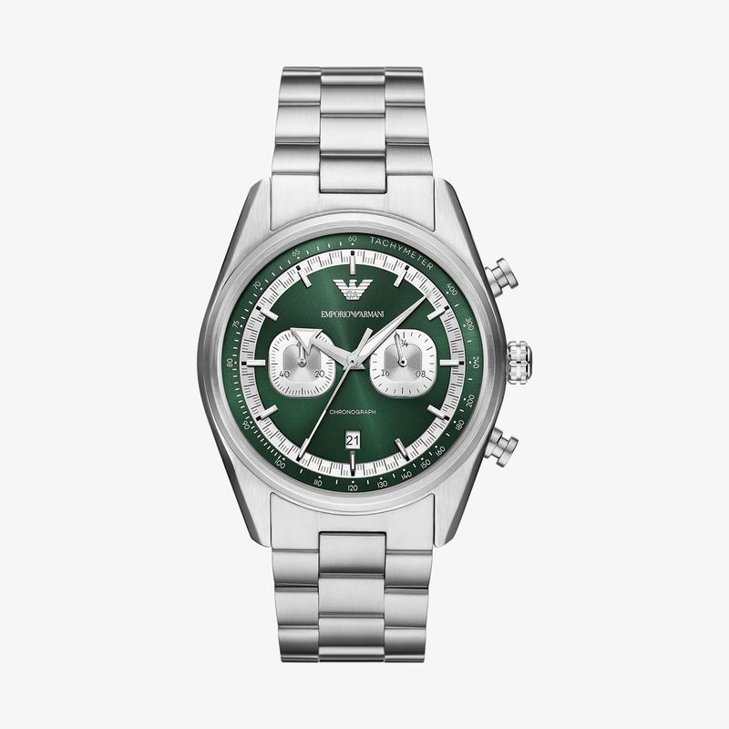 Relógio Emporio Armani Racer Cronógrafo Masculino em Aço AR11637B1