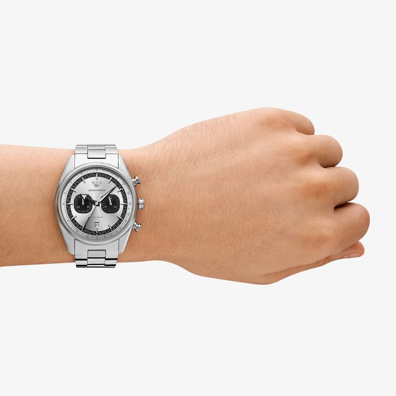 Relógio Emporio Armani Racer Cronógrafo Masculino em Aço AR11636B1