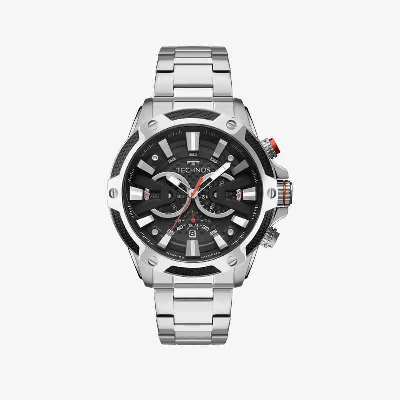Relógio Technos Masculino em Aço Prateado JS25BCC/1P