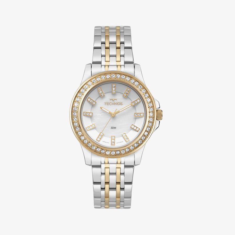 Relógio Technos Feminino em Aço Bicolor 2035NAV/1K