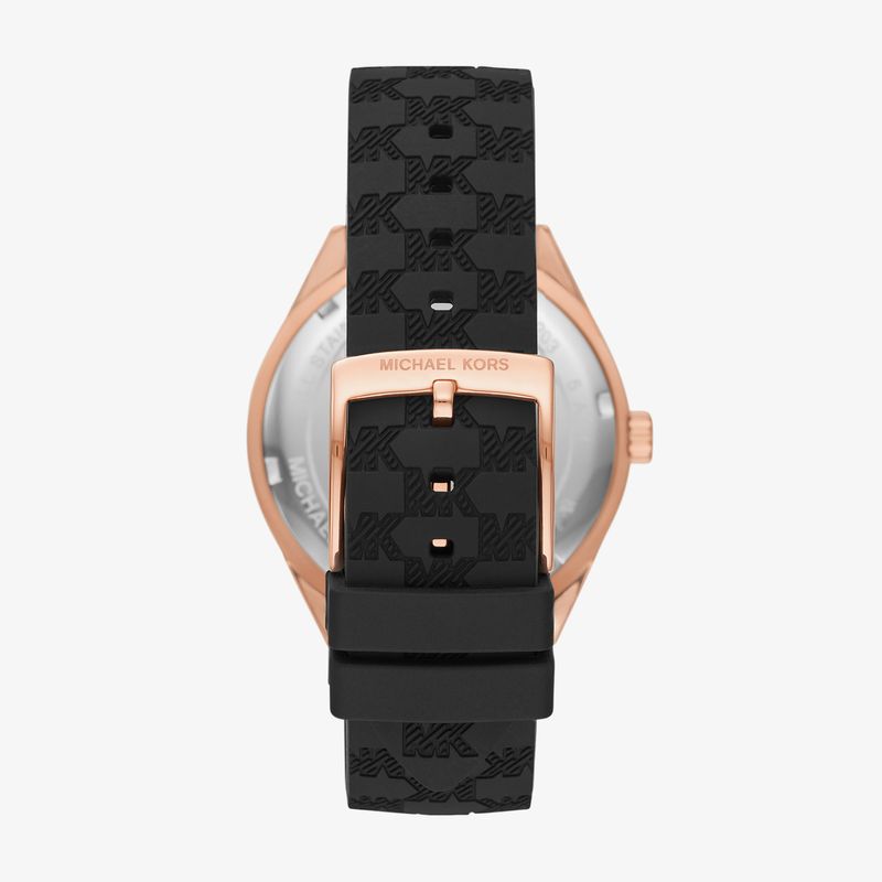 Relógio Michael Kors Feminino em Silicone Preto MK7266/2JN