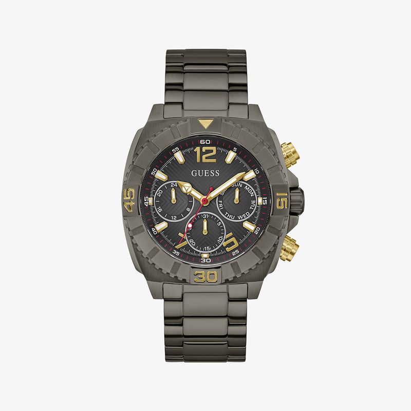 Relógio Guess Masculino em Aço Grafite GW0800G2