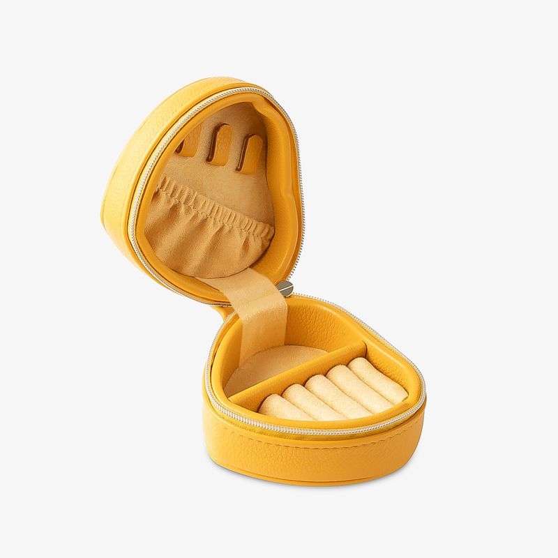Porta-Joias Jolie By Monte Carlo Pequeno Coração Amarelo
