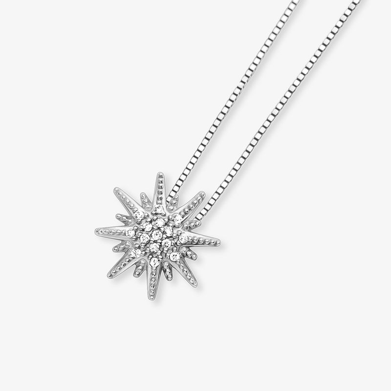 Pingente Sonhar em Ouro Branco 18k com Diamantes