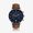 Relógio Monte Carlo Multi Dual Time Masculino em Couro Marrom e Mostrador Azul