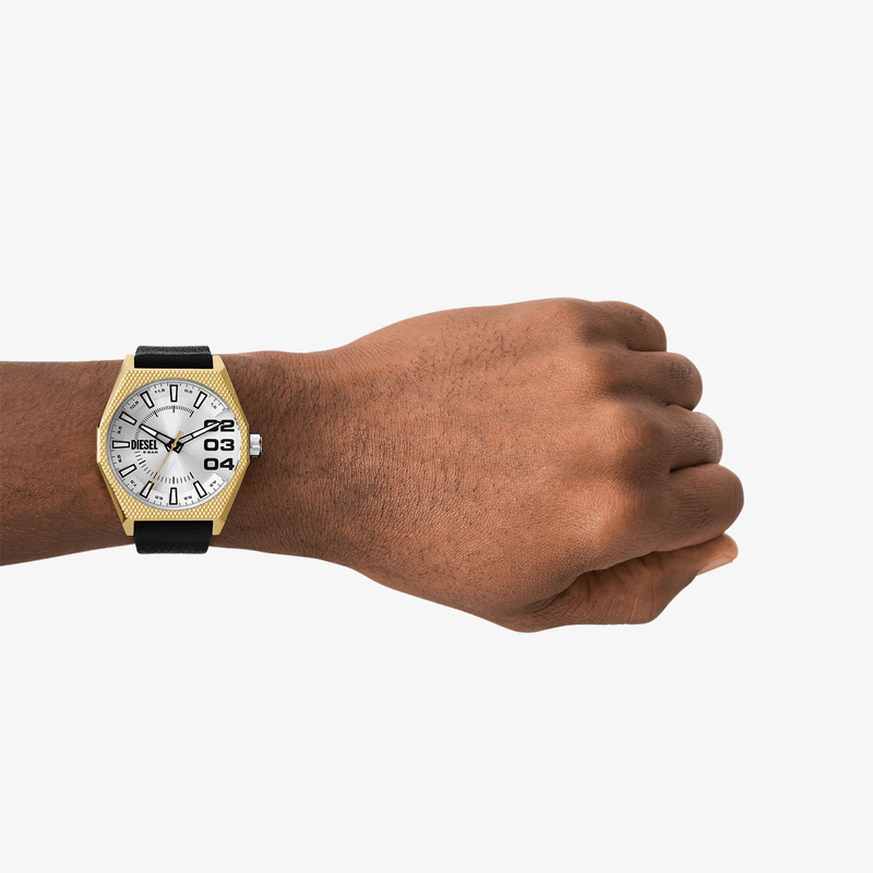 Relógio Diesel Scraper Masculino com Pulseira de Couro DZ2219B1