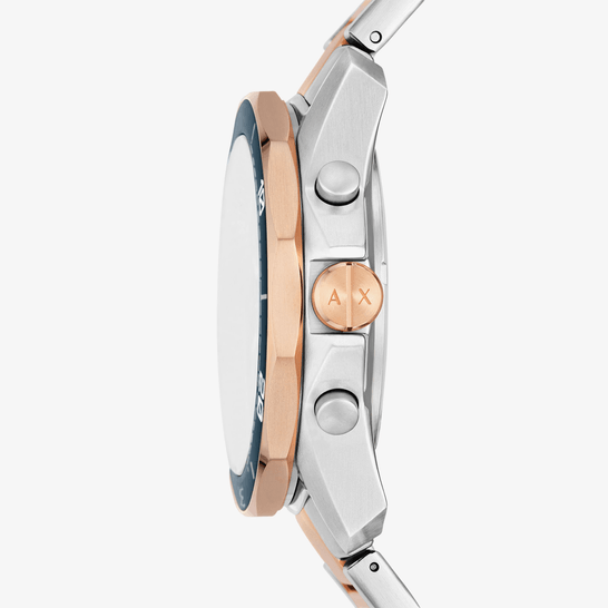 Relógio Armani Exchange Cronógrafo Masculino em Aço Bicolor