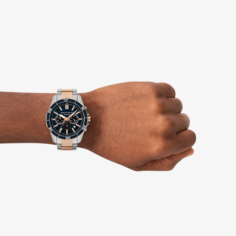 Relógio Armani Exchange Cronógrafo Masculino em Aço Bicolor AX1965B1