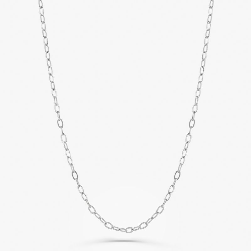Corrente Malha Elos em Prata 925 - 70 cm