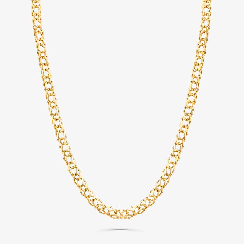 Corrente Malha Groumet em Ouro Amarelo 18k - 70 cm