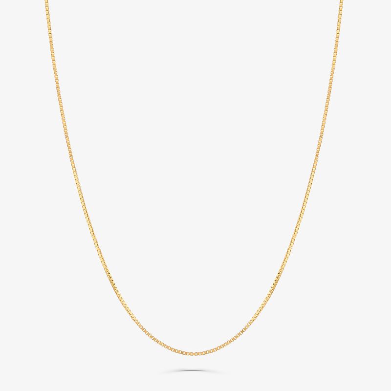 Corrente Malha Veneziana em Ouro Amarelo 18k - 45 cm