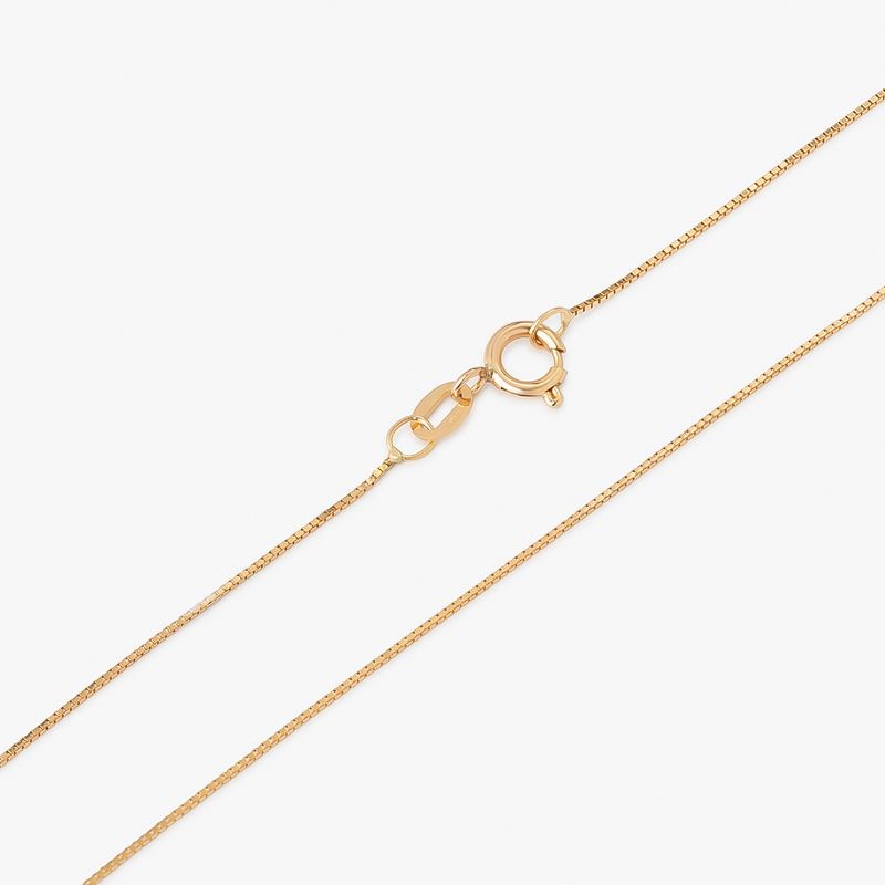 Corrente Malha Veneziana em Ouro Amarelo 18k - 45 cm