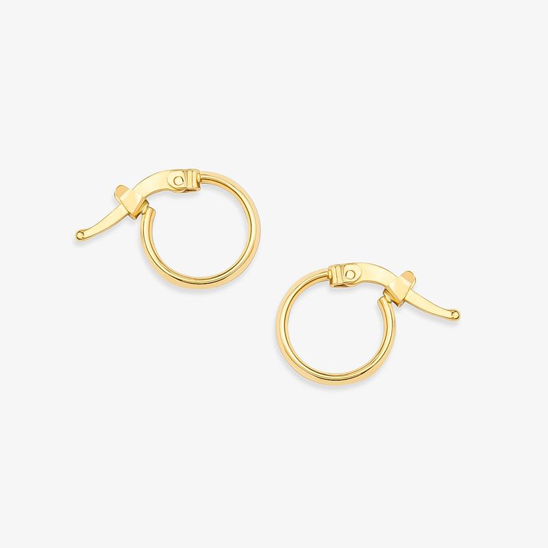 Brinco Argolas em Ouro Amarelo 18k - 10,45mm