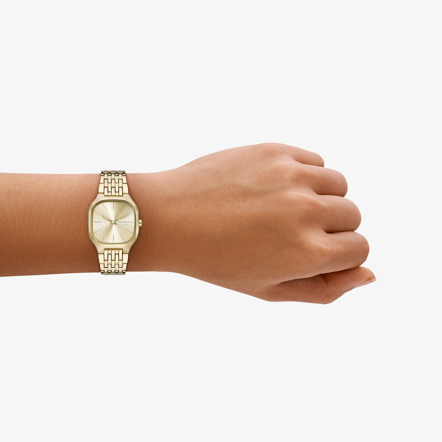 Relógio Skagen Feminino Mellem Lille em Aço Dourado SKW3162B1
