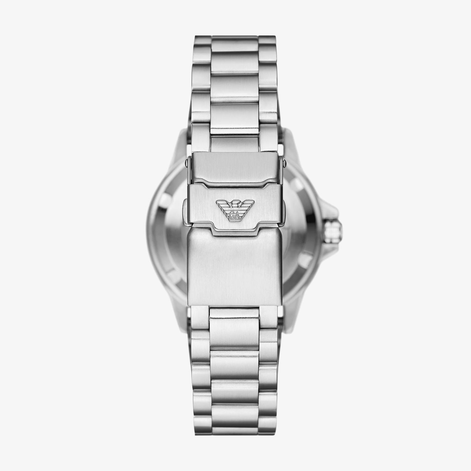Relógio Emporio Armani Automático Masculino em Aço Prateado