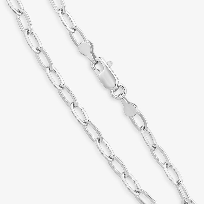 Pulseira Malha Elos em Prata 925 - 19 cm