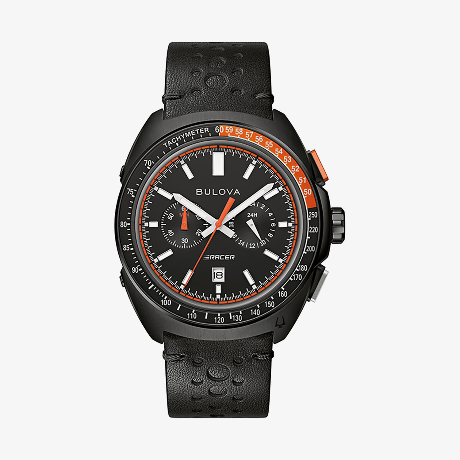 Relógio Bulova Racer Cronógrafo Masculino em Couro 98B428N
