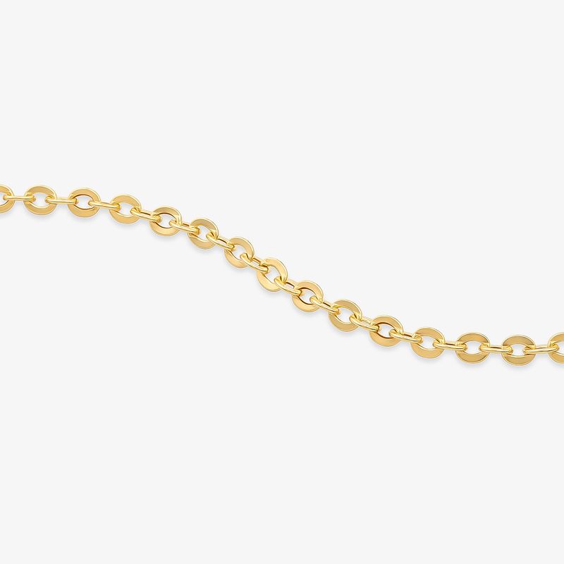 Pulseira Malha Bailarina em Ouro Amarelo 18k - 19cm