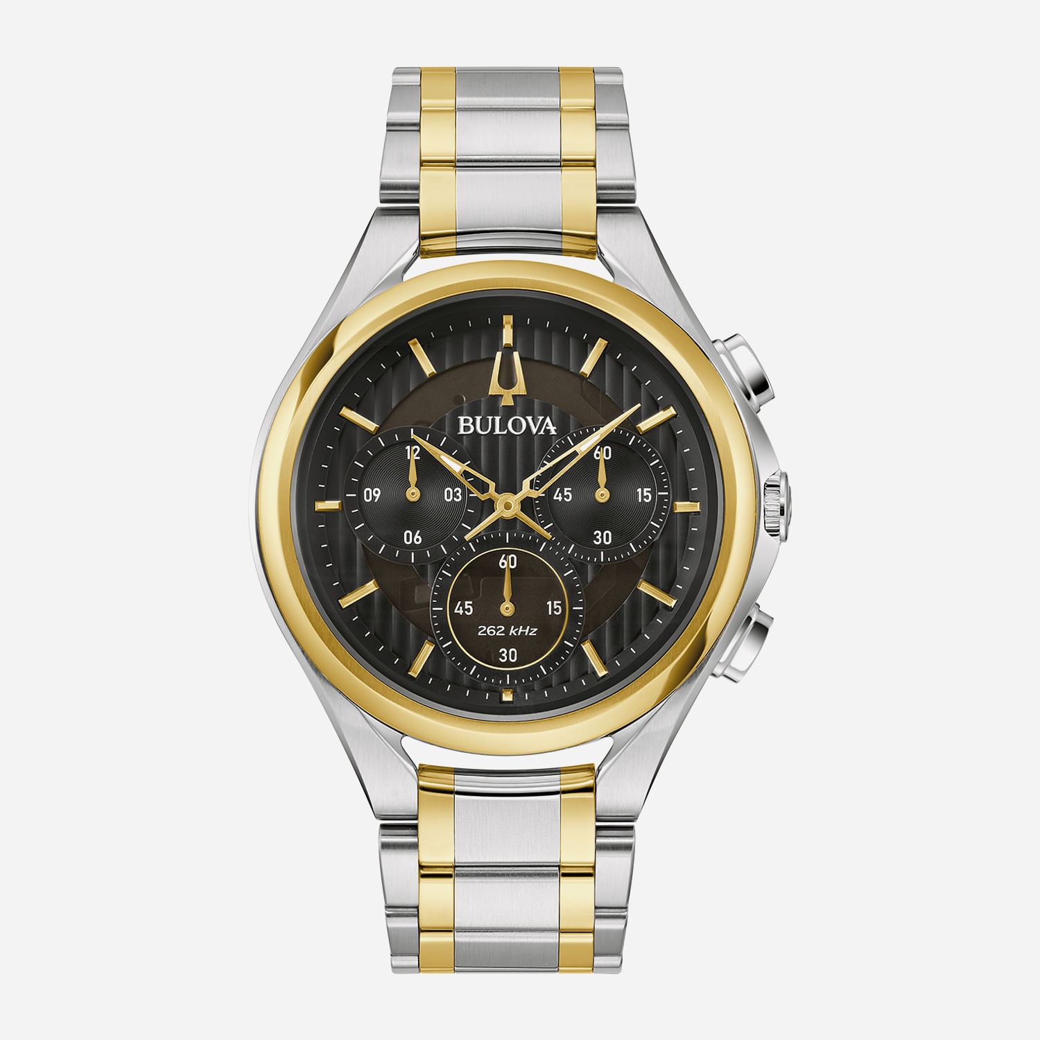 Relógio Bulova Curv Cronógrafo Masculino em Aço Bicolor 98A301