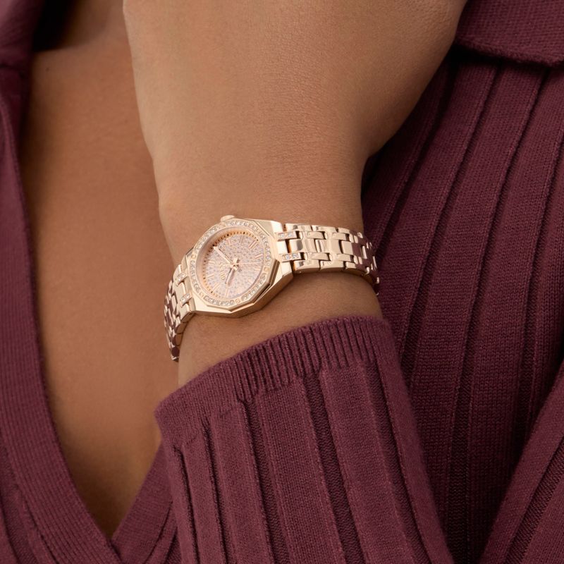 Relógio Guess Feminino Aço Rosé GW0931L4