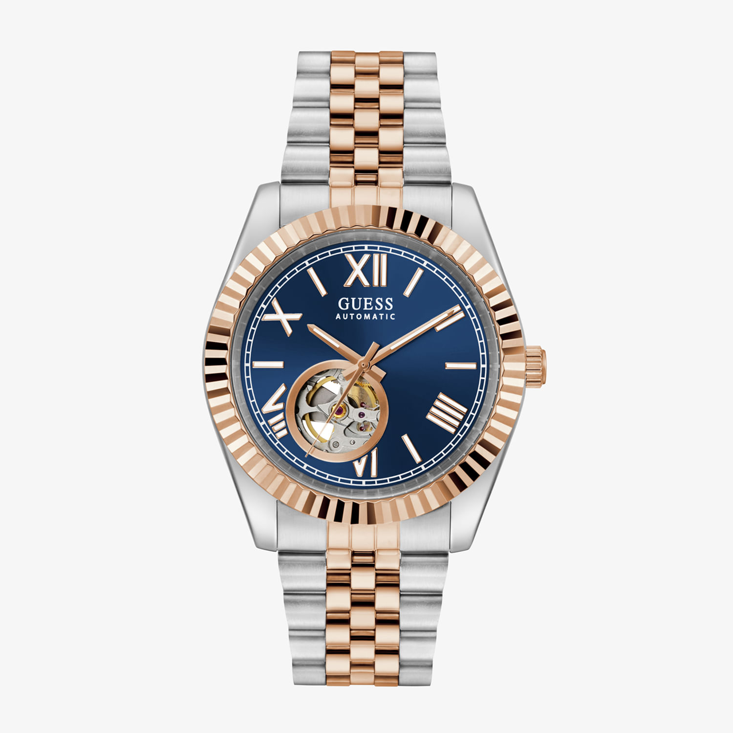 Relógio Guess Masculino Automático em Aço Bicolor GW0984G5