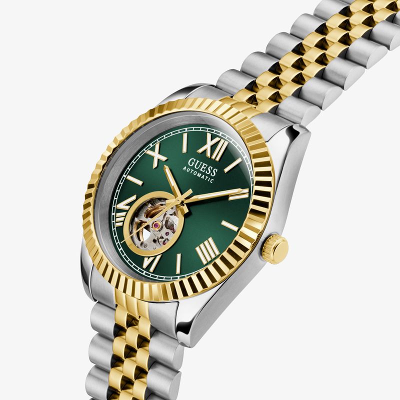 Relógio Guess Masculino Automático em Aço Bicolor GW0984G4