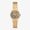 Relógio Michael Kors Lennox Feminino em Aço Dourado com Cristais e Animal Print MK7394