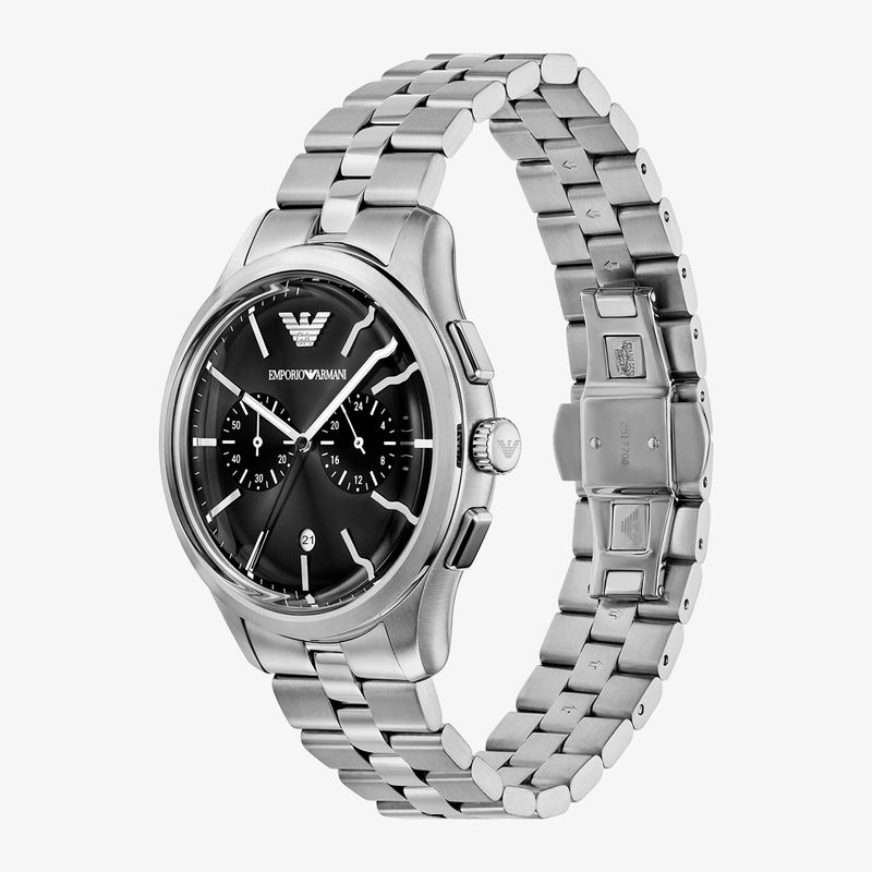 Relógio Emporio Armani Cronógrafo Masculino em Aço Prata AR11691