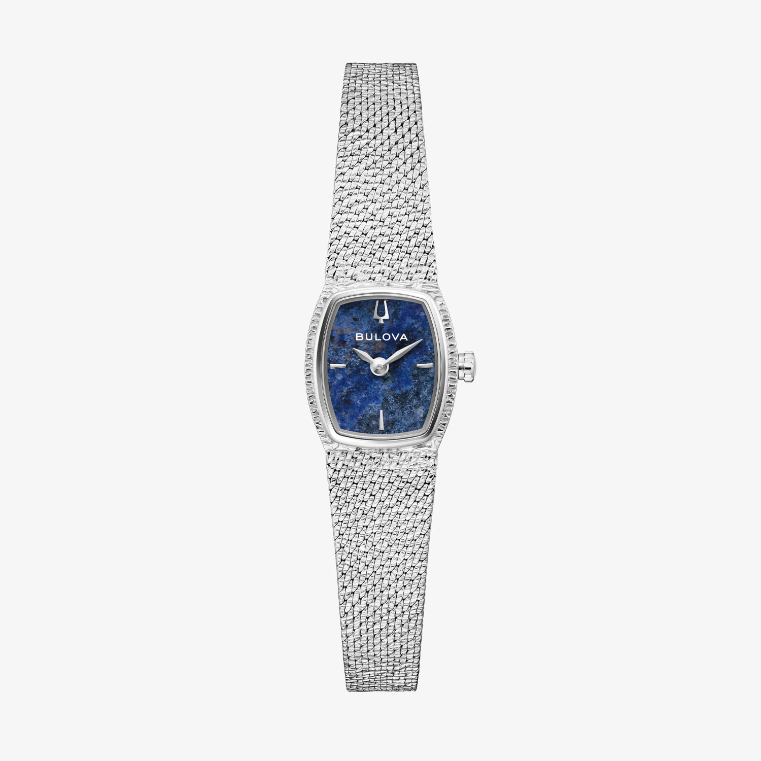 Relógio Bulova Goddess of Time Feminino em Aço Prateado e Sodalita 96L343N