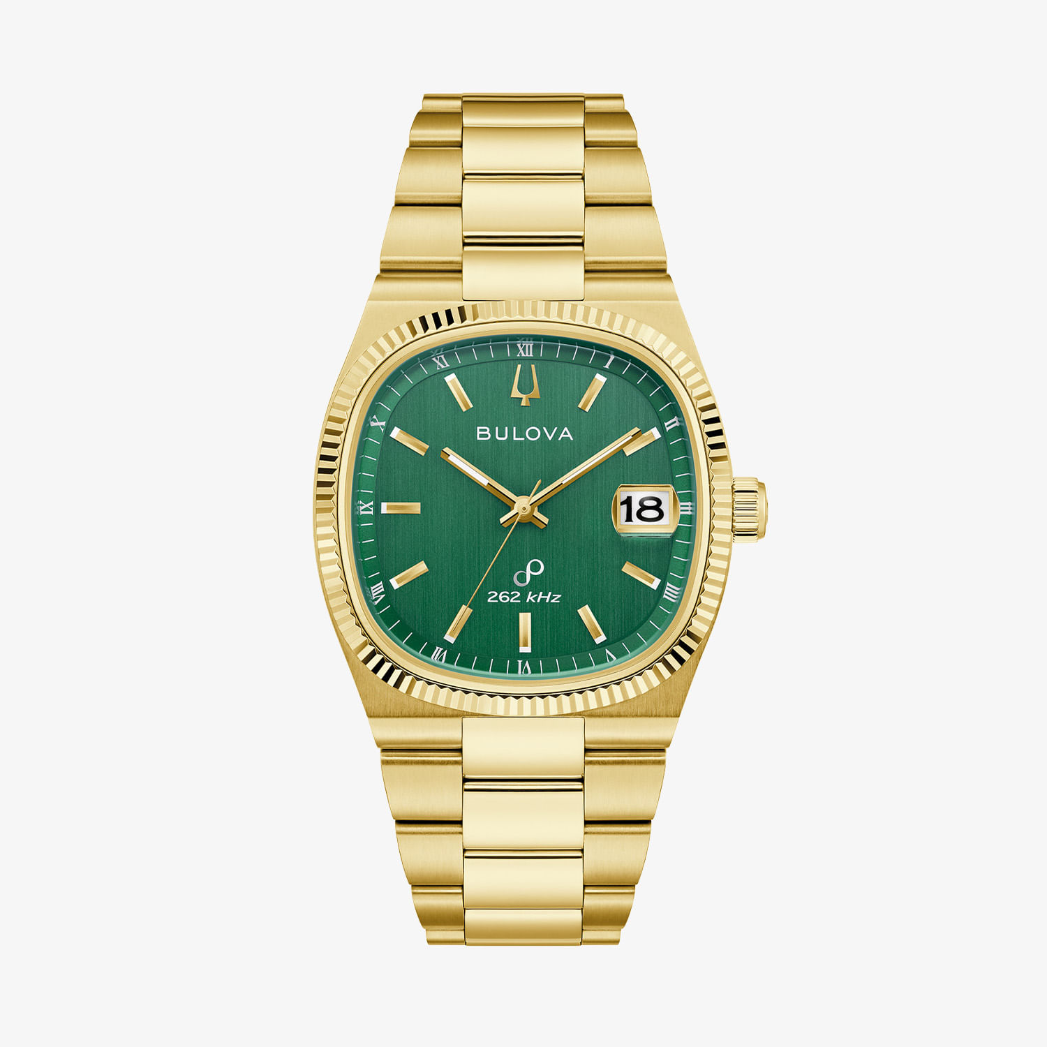 Relógio Bulova Super Seville Precisionist Masculino em Aço Dourado 97B237