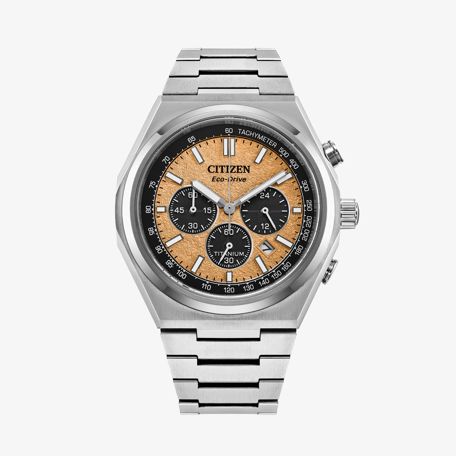 Relógio Citizen Sport Luxury Eco-Drive Cronógrafo Masculino e Titânio CA4610-85ZN