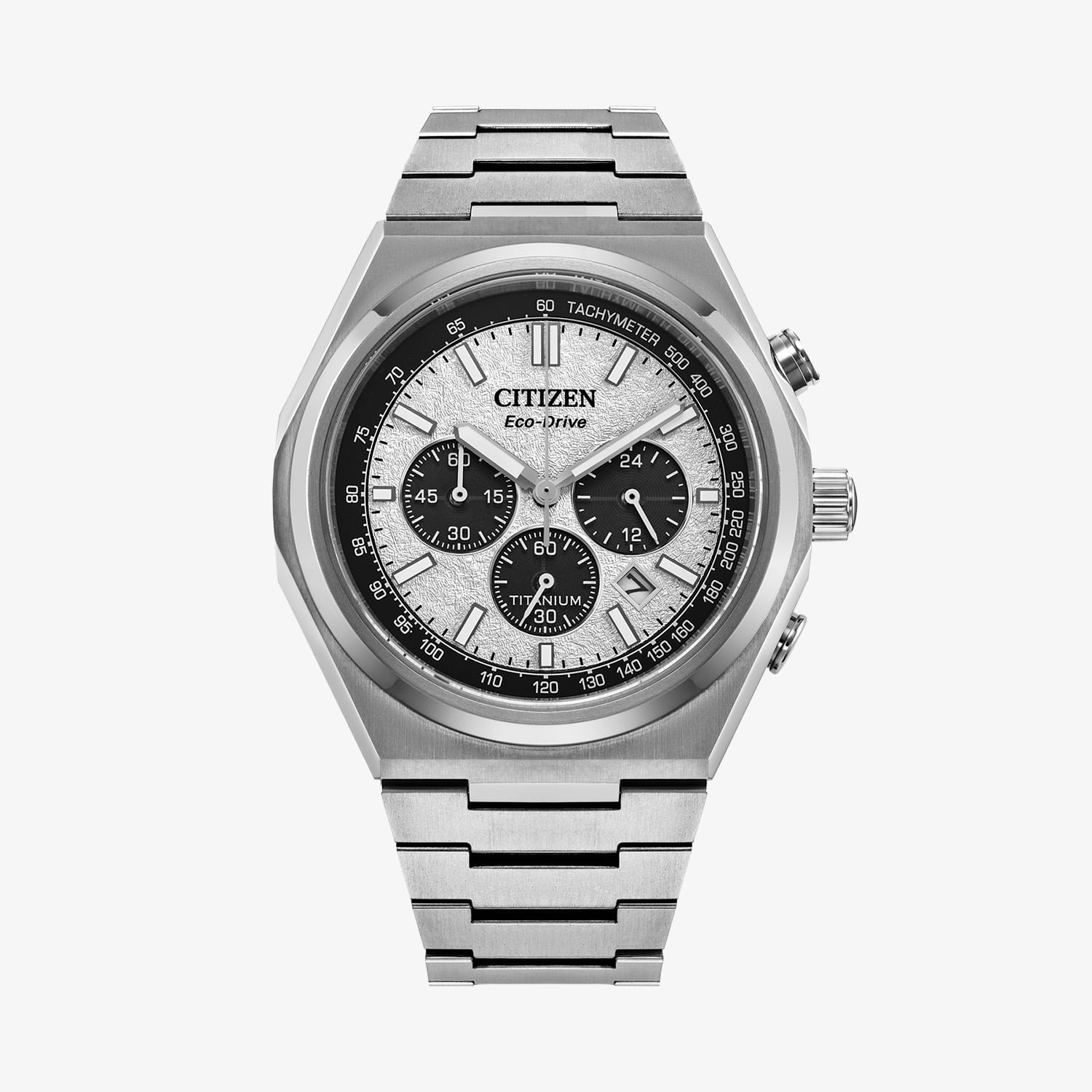 Relógio Citizen Sport Luxury Eco-Drive Cronógrafo Masculino e Titânio CA4610-85AN