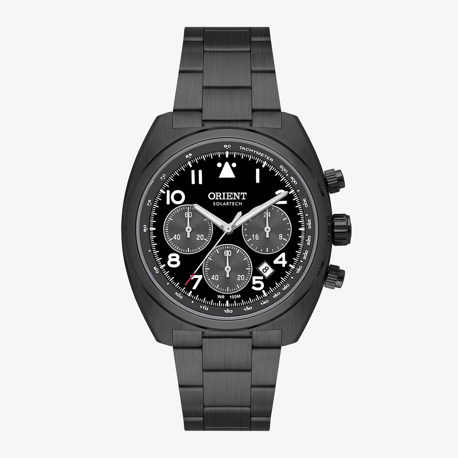 Relógio Emporio Armani Racer Cronógrafo Masculino em Aço Prateado
