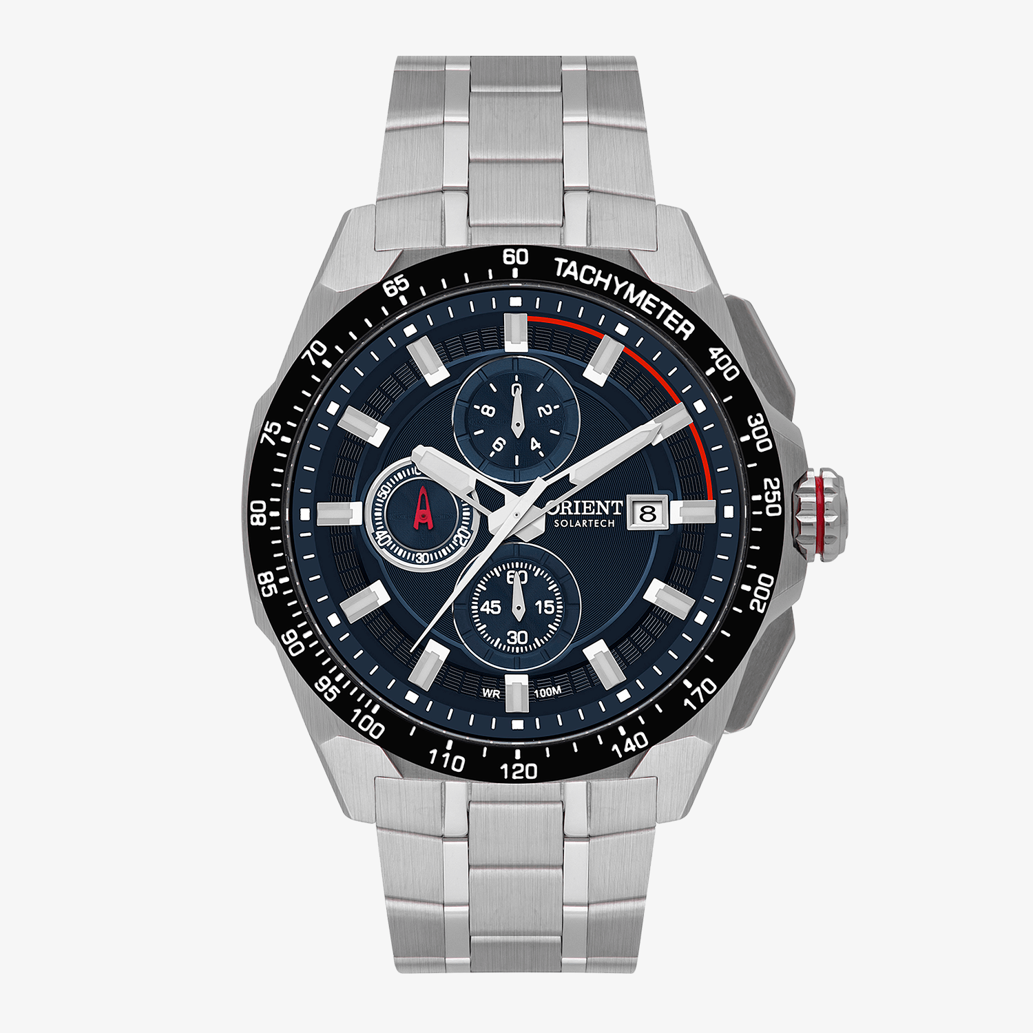 Relógio Orient Masculino em Aço Prateado MBSSC296-D1SX