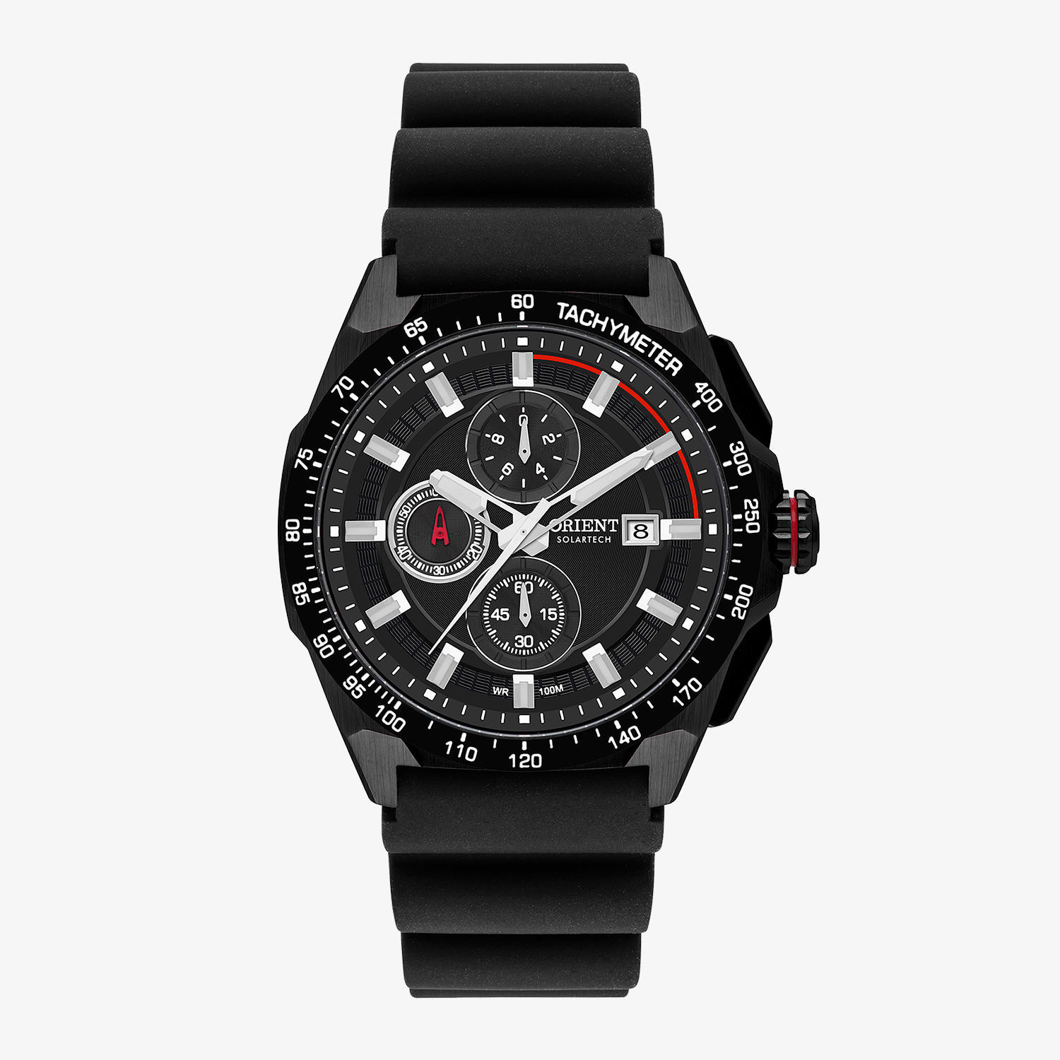 Relógio Orient Solartech Masculino Cronógrafo em Silicone MPSPC019-P1PX