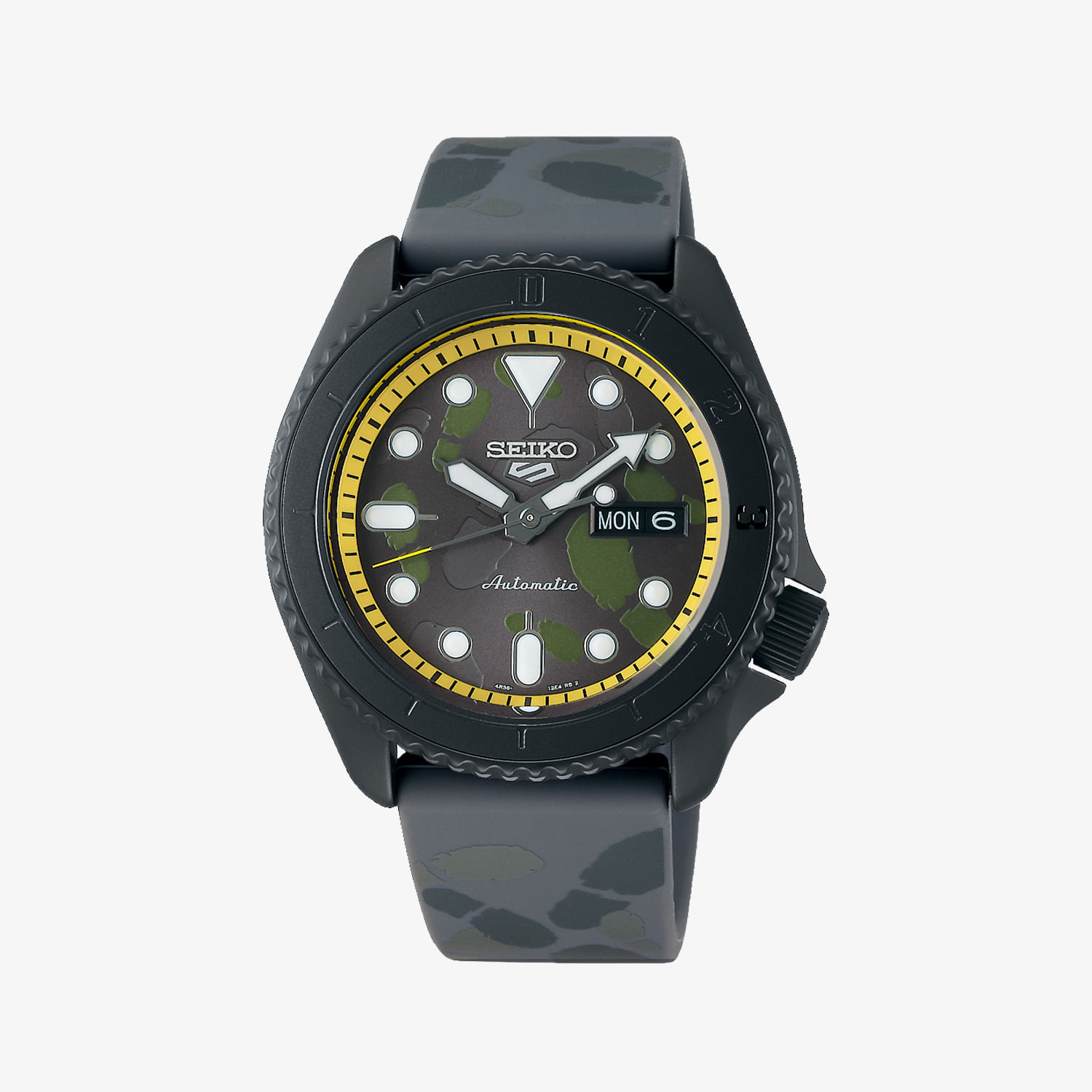 Relógio Seiko Masculino em Silicone Preto
